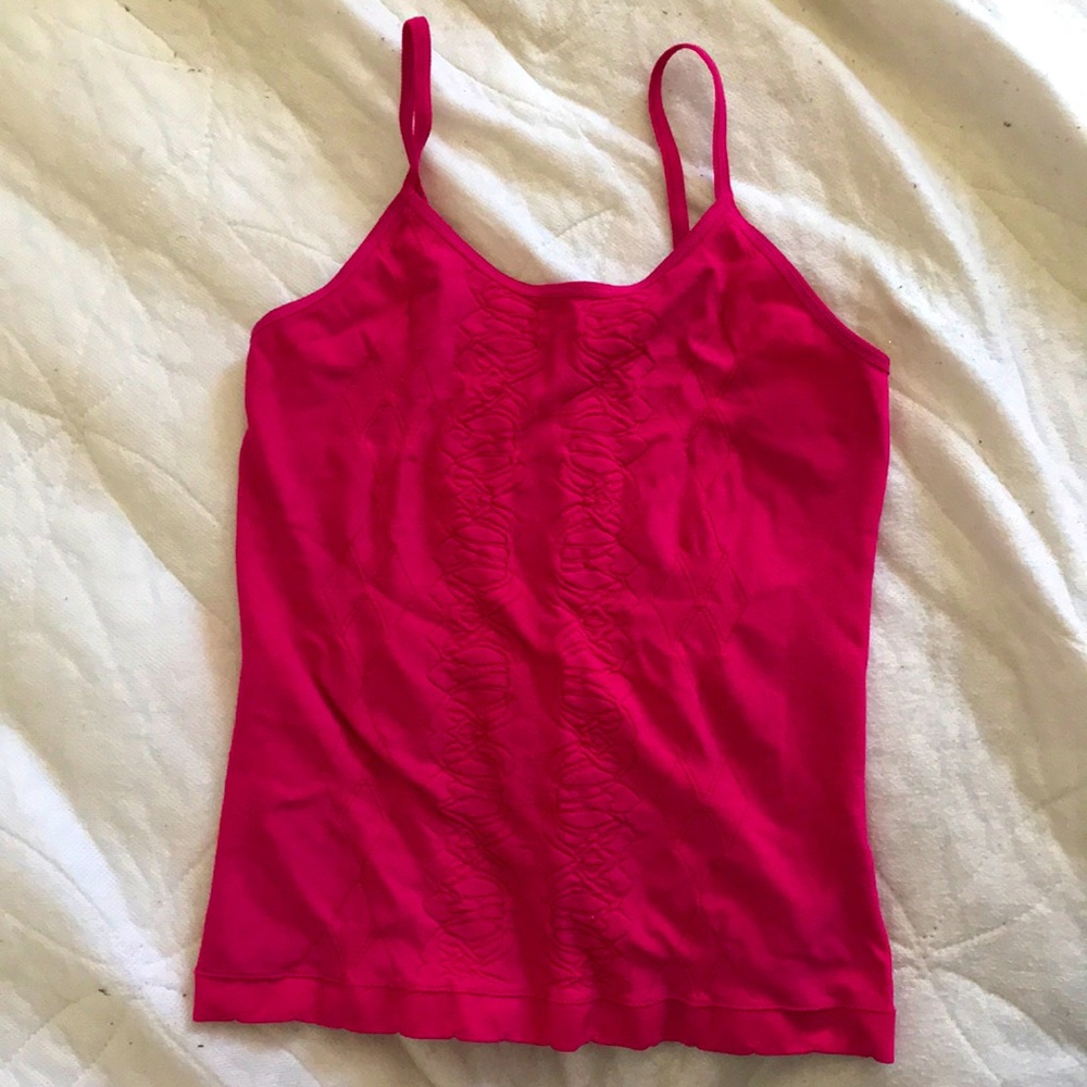 Magenta Pink tight trendy tank top
